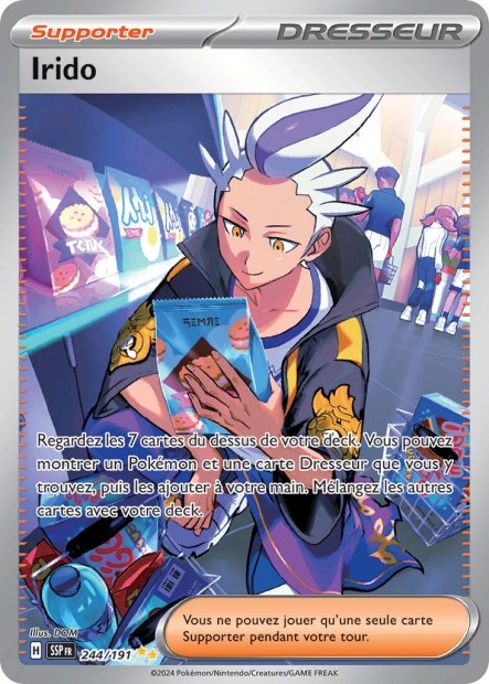 Irido (SSP 244/191) - Carte Pokémon Étincelles Déferlantes EV08