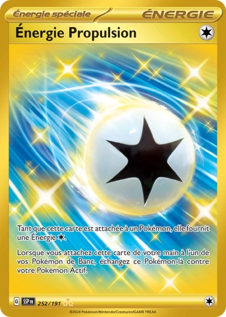 Énergie Propulsion (SSP 252/191) - Carte Pokémon Étincelles Déferlantes EV08