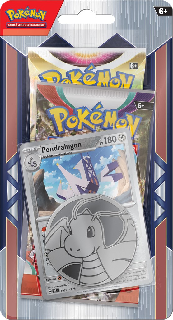 Pokémon - Duo-Pack de 2 boosters Janvier 2025 : Pondralugon