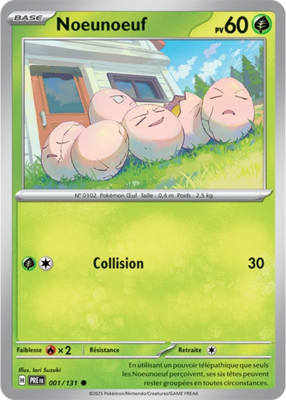 Pokémon - Noeunoeuf (PRE 001/131) - Évolutions Prismatiques
