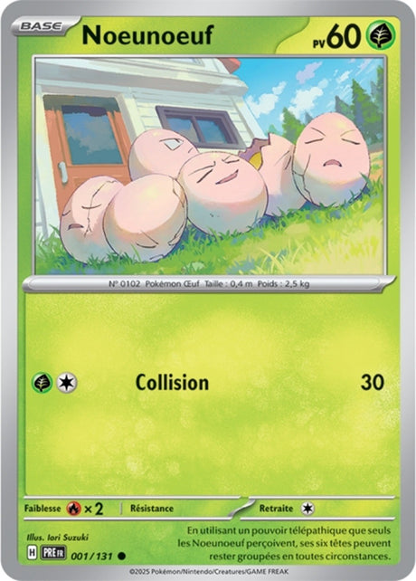 Pokémon - Noeunoeuf (PRE 001/131) - Évolutions Prismatiques