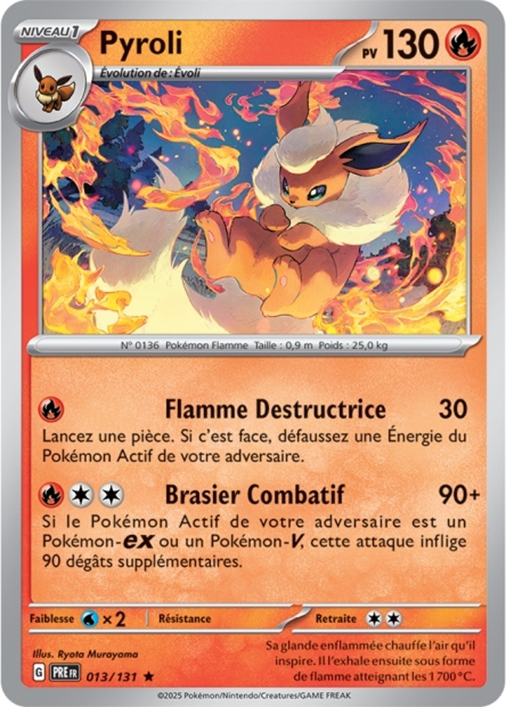 Pokémon - Pyroli (PRE 013/131) - Évolutions Prismatiques