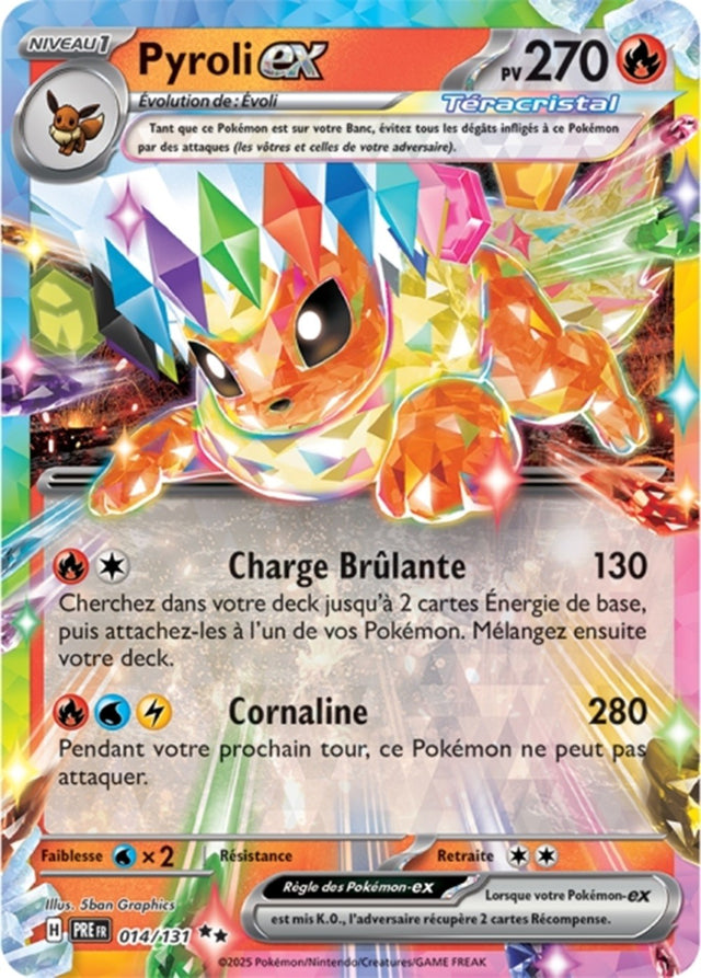 Pokémon - Pyroli ex (PRE 014/131) - Évolutions Prismatiques