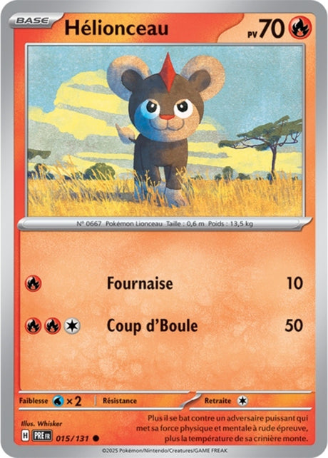 Pokémon - Hélionceau (PRE 015/131) - Évolutions Prismatiques