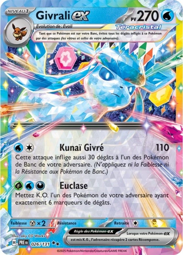 Pokémon - Givrali ex (PRE 026/131) - Évolutions Prismatiques