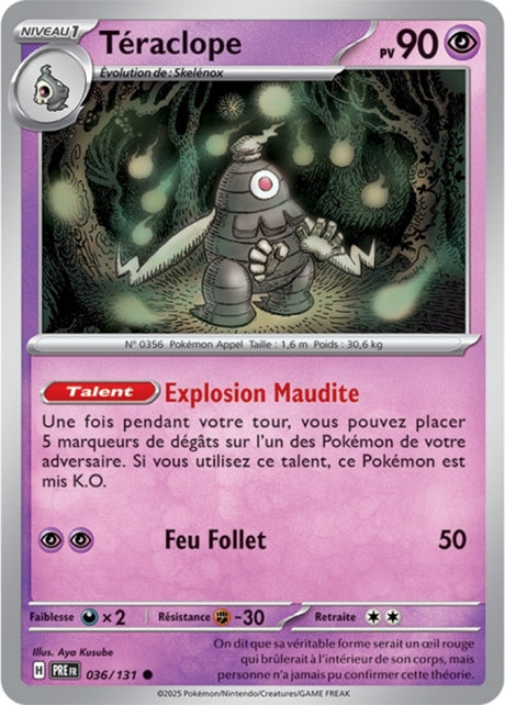 Pokémon - Téraclope (PRE 036/131) - Évolutions Prismatiques