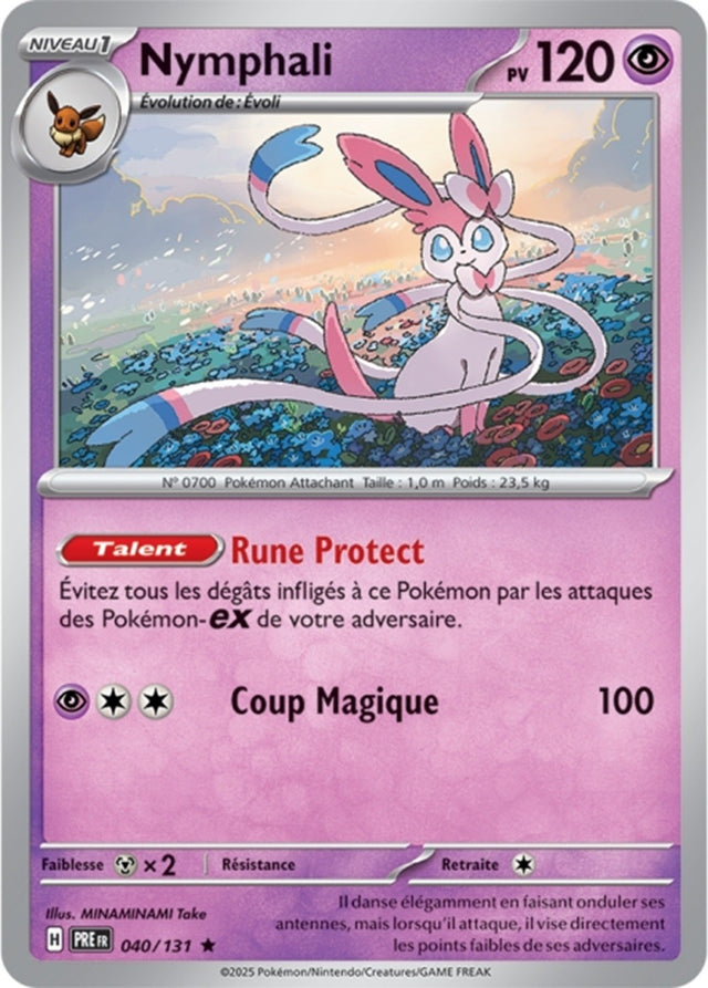 Pokémon - Nymphali (PRE 040/131) - Évolutions Prismatiques