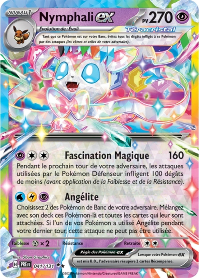 Pokémon - Nymphali ex (PRE 041/131) - Évolutions Prismatiques