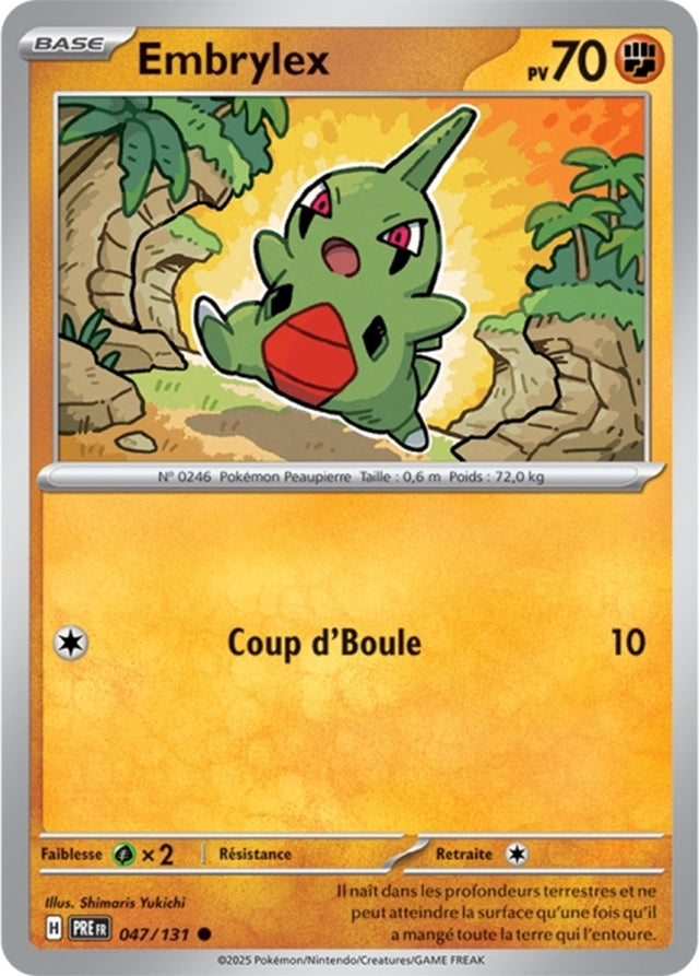 Pokémon - Embrylex (PRE 047/131) - Évolutions Prismatiques