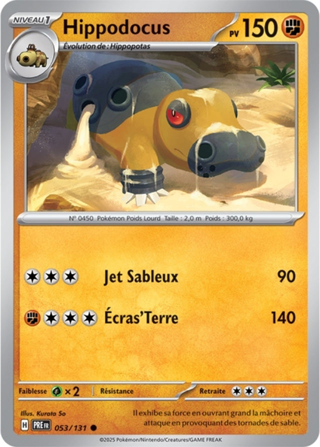 Pokémon - Hippodocus (PRE 053/131) - Évolutions Prismatiques