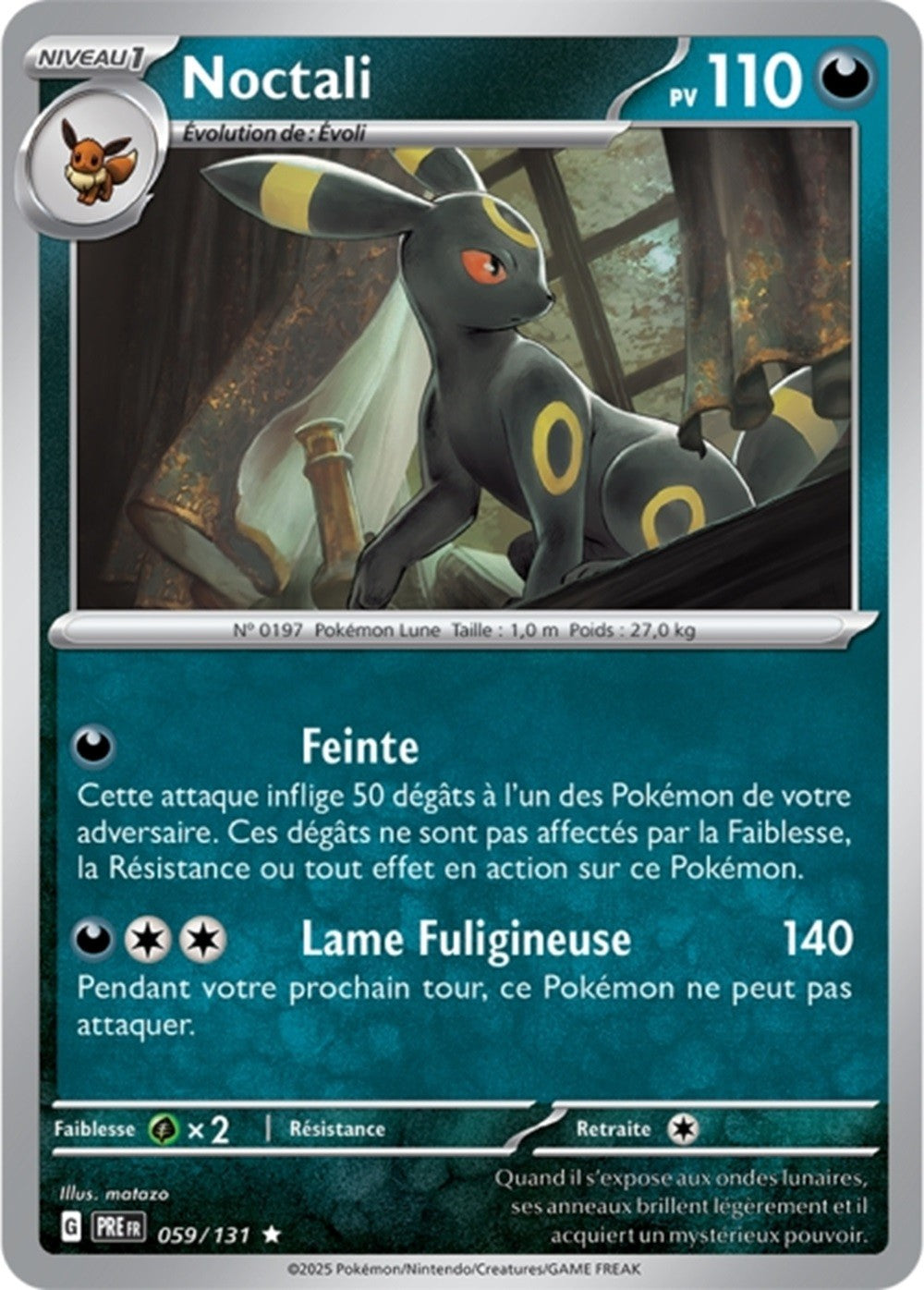 Pokémon - Noctali (PRE 059/131) - Évolutions Prismatiques