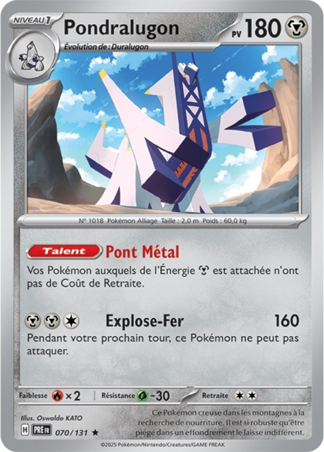 Pokémon - Pondralugon (PRE 070/131) - Évolutions Prismatiques