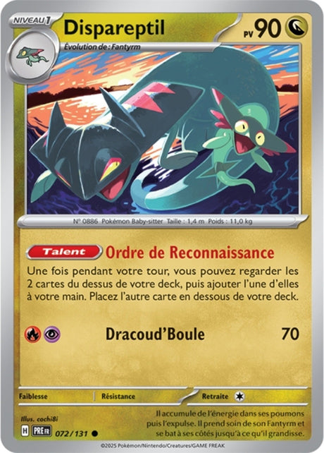 Pokémon - Dispareptil (PRE 072/131) - Évolutions Prismatiques