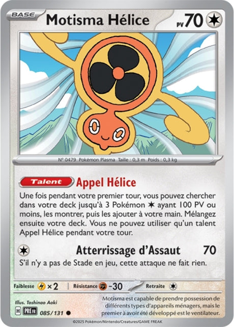 Pokémon - Motisma Hélice (PRE 085/131) - Évolutions Prismatiques