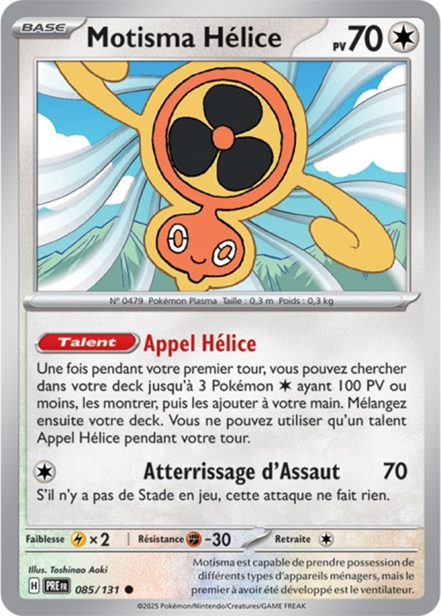 Pokémon - Motisma Hélice (PRE 085/131) - Évolutions Prismatiques