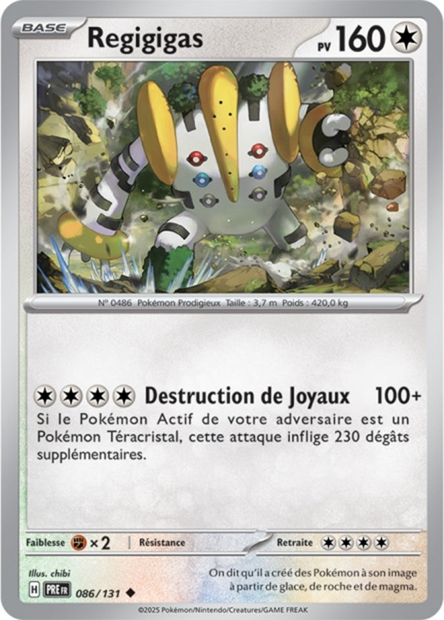 Pokémon - Regigigas (PRE 086/131) - Évolutions Prismatiques