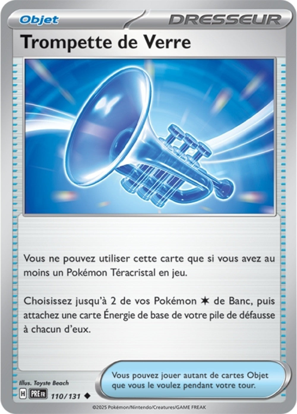 Pokémon - Trompette de Verre (PRE 110/131) - Évolutions Prismatiques