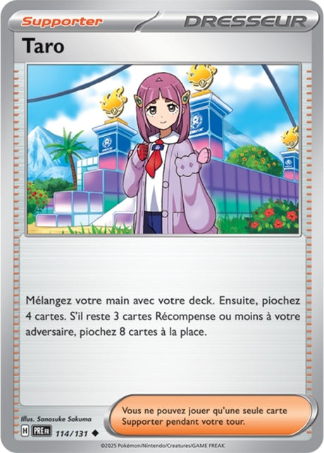 Pokémon - Taro (PRE 114/131) - Évolutions Prismatiques