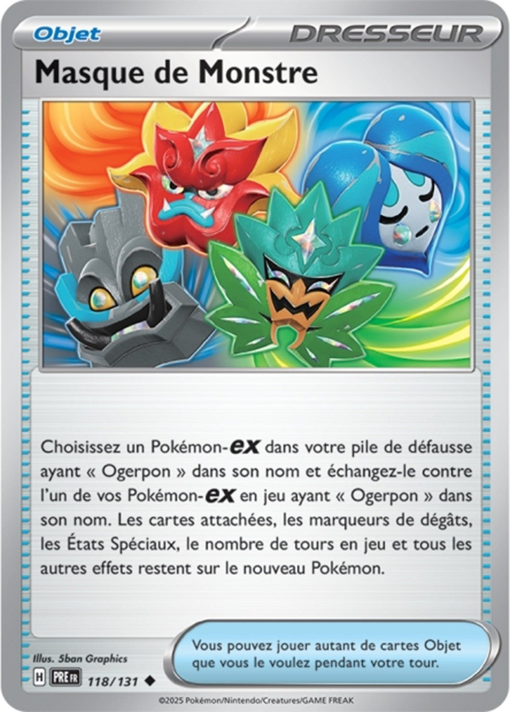Pokémon - Masque de Monstre (PRE 118/131) - Évolutions Prismatiques