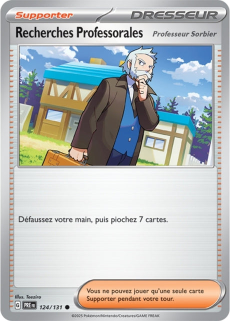 Pokémon - Recherches Professorales - Professeur Sorbier (PRE 124/131) - Évolutions Prismatiques