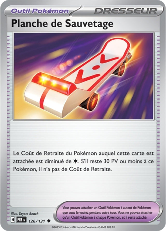 Pokémon - Planche de Sauvetage (PRE 126/131) - Évolutions Prismatiques