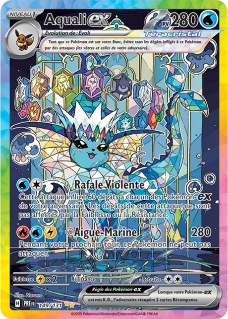Pokémon - Aquali ex (PRE 149/131) - Évolutions Prismatiques