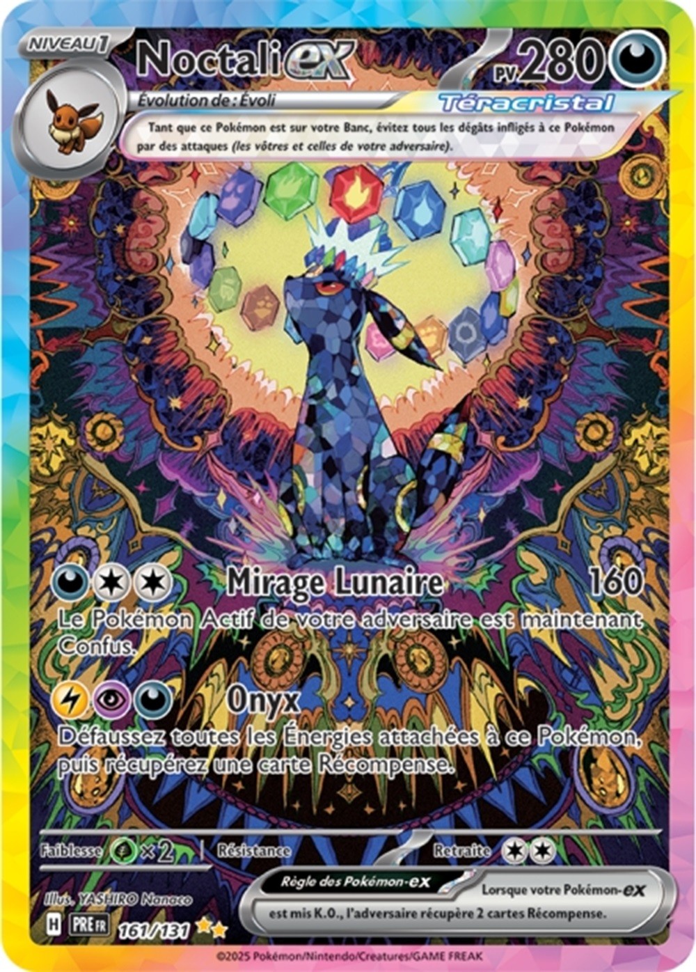 Pokémon - Noctali ex (PRE 161/131) - Évolutions Prismatiques