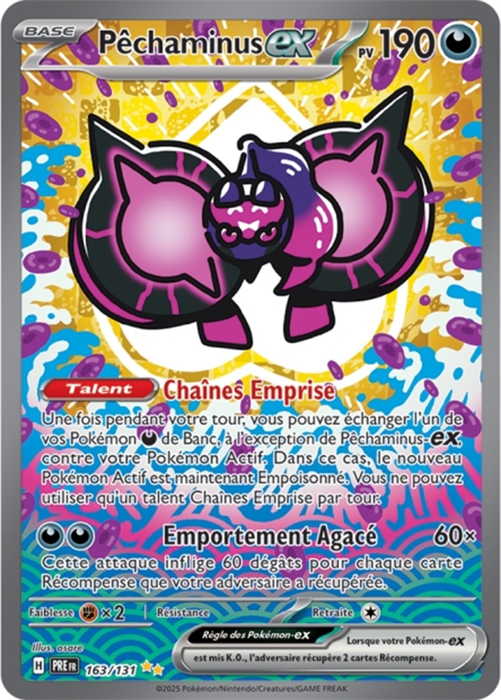 Pokémon - Pêchaminus ex (PRE 163/131) - Évolutions Prismatiques