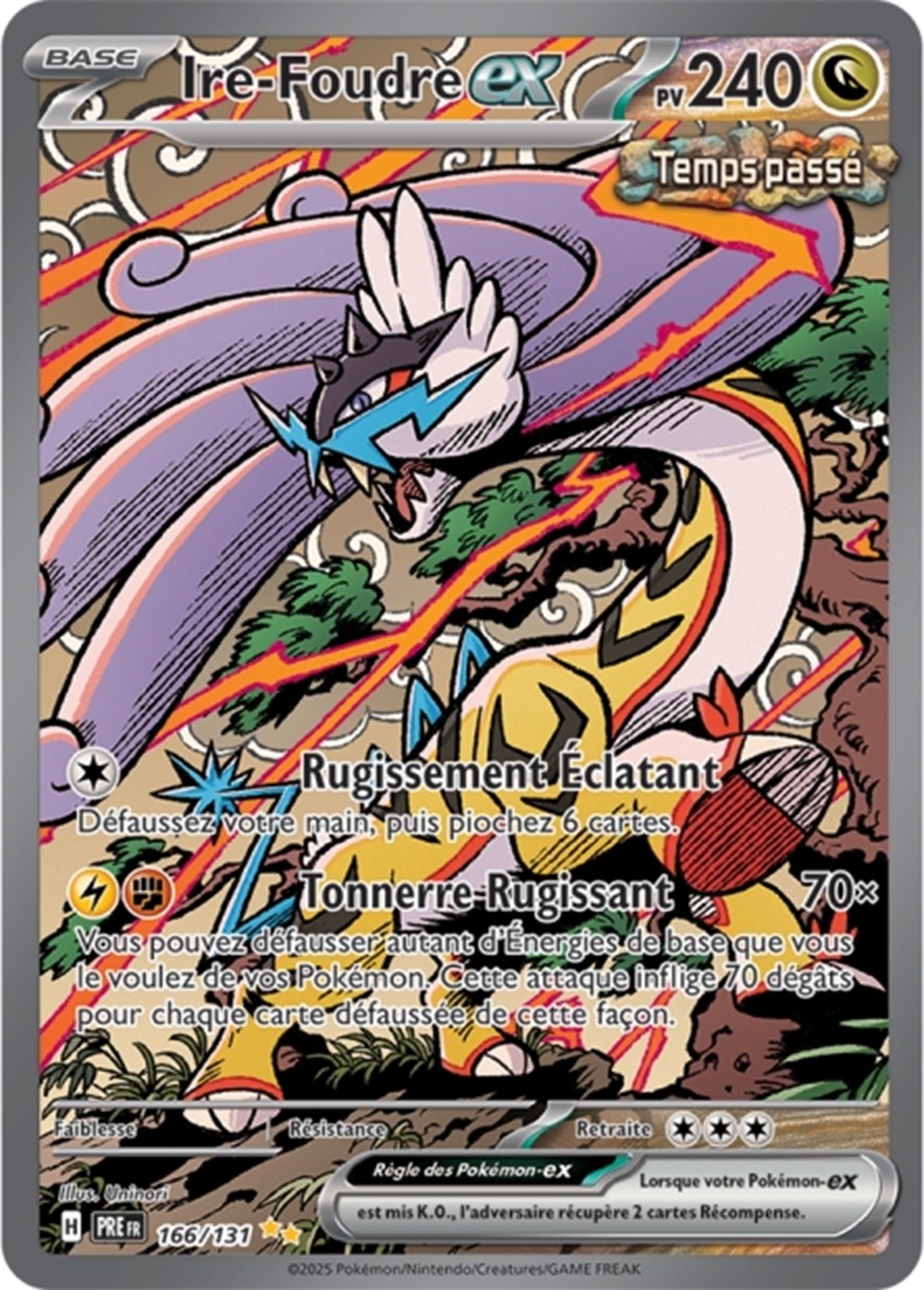 Pokémon - Ire-Foudre ex (PRE 166/131) - Évolutions Prismatiques