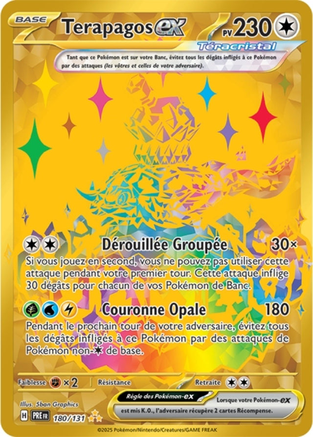 Pokémon - Terapagos ex (PRE 180/131) - Évolutions Prismatiques