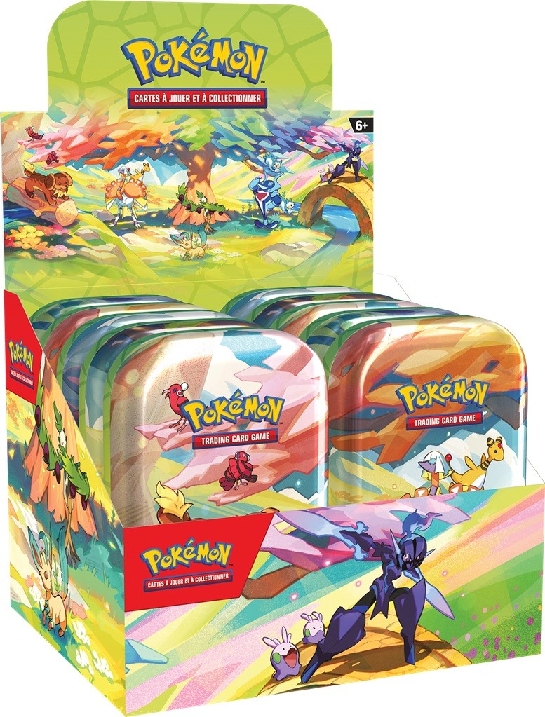 Pokémon - Display de 10 Pokébox / Mini Tins Magnifique Paldea