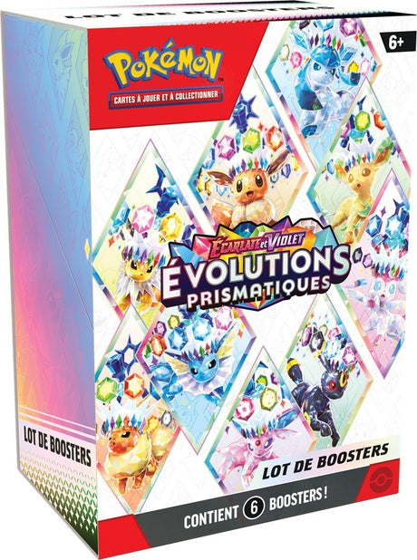 Pokémon - Bundle / Lot de 6 Boosters EV08.5 : Évolutions Prismatiques