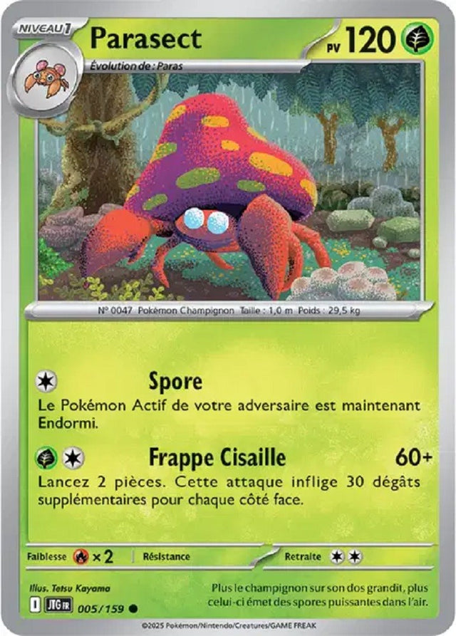 Pokémon - Parasect (JTG 005/159) - Aventures Ensemble