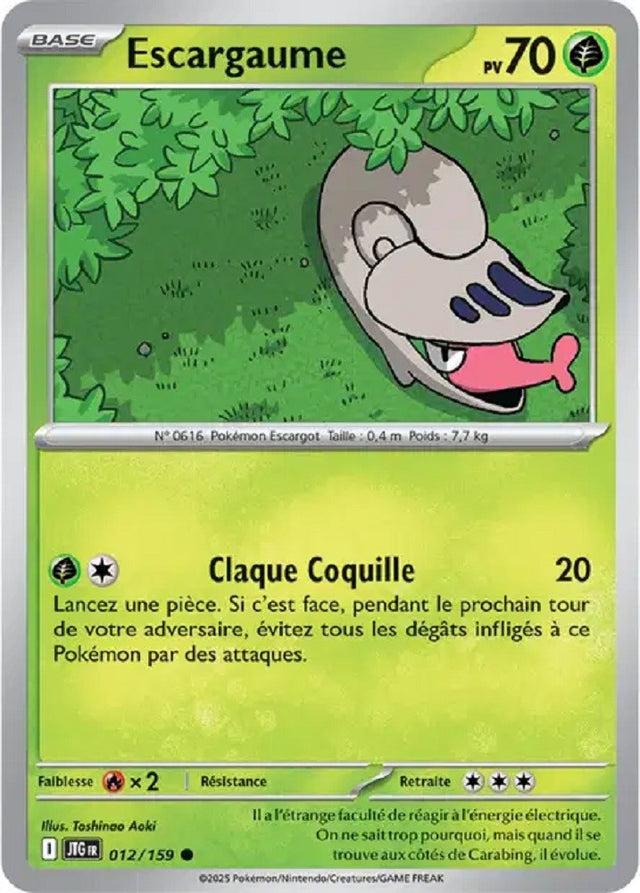 Pokémon - Escargaume (JTG 012/159) - Aventures Ensemble