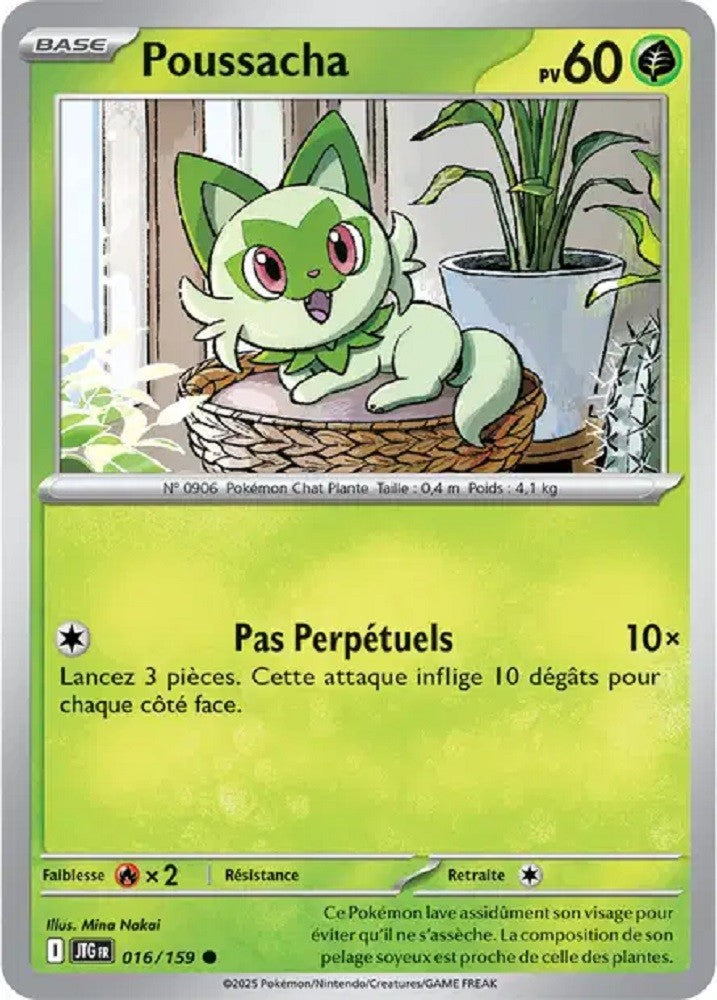Pokémon - Poussacha (JTG 016/159) - Aventures Ensemble