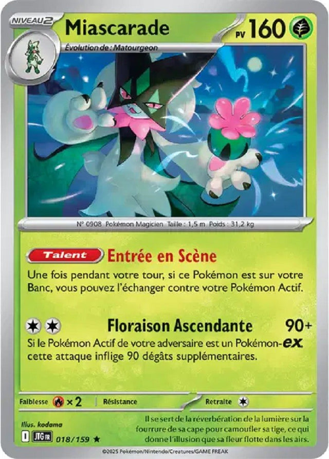 Pokémon - Miascarade (JTG 018/159) - Aventures Ensemble
