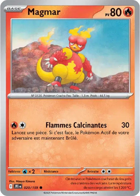 Pokémon - Magmar (JTG 020/159) - Aventures Ensemble