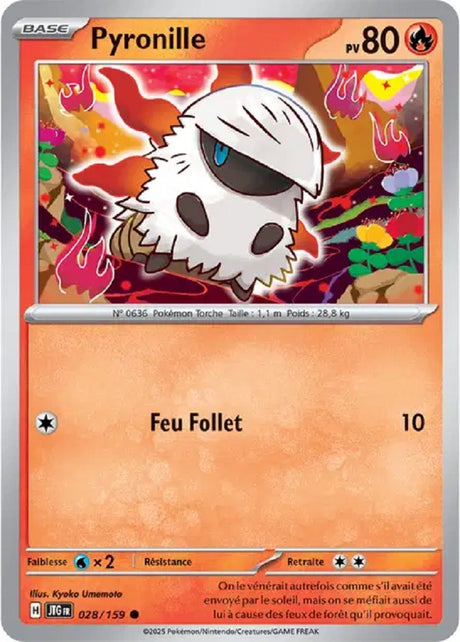 Pokémon - Pyronille (JTG 028/159) - Aventures Ensemble