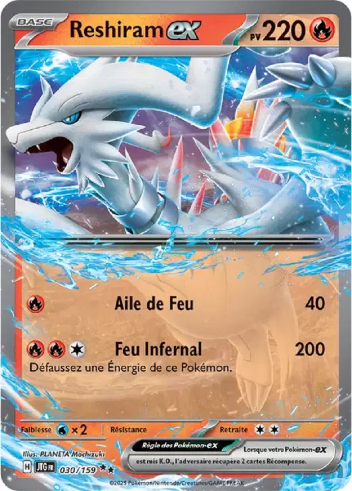 Pokémon - Reshiram ex (JTG 030/159) - Aventures Ensemble
