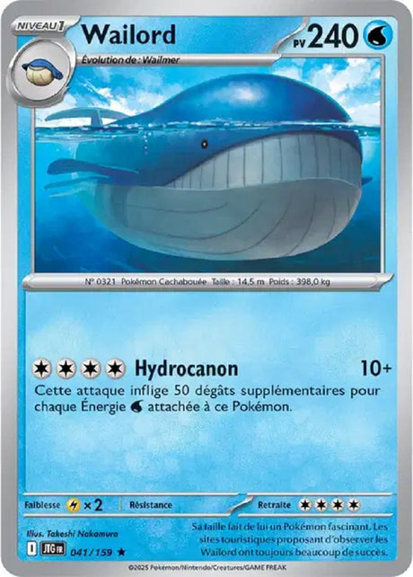 Pokémon - Wailord (JTG 041/159) - Aventures Ensemble