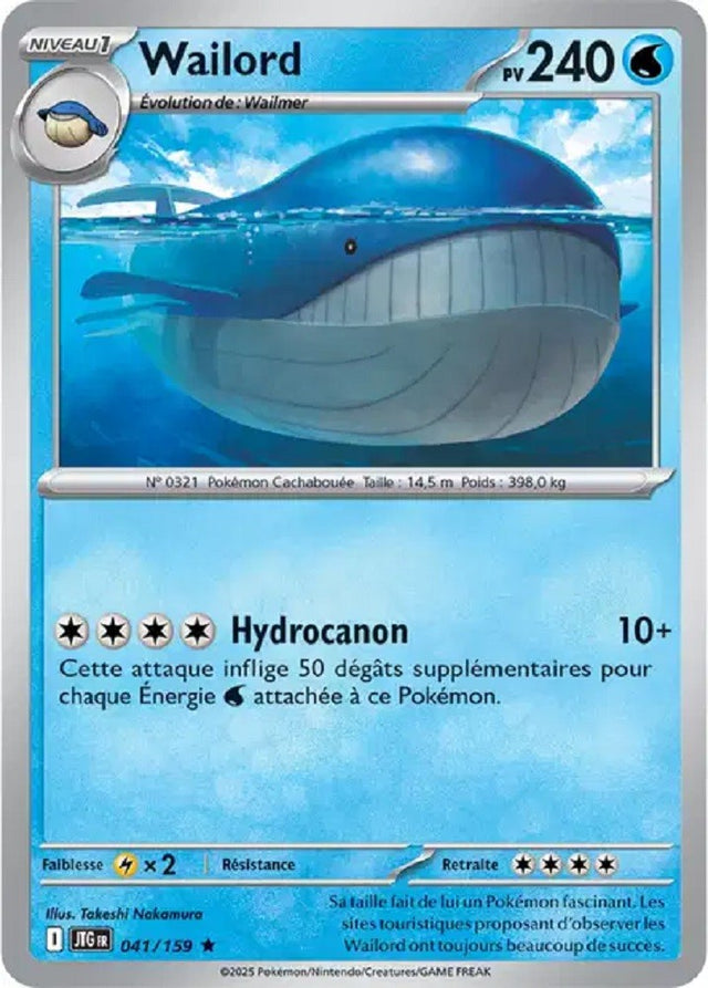 Pokémon - Wailord (JTG 041/159) - Aventures Ensemble