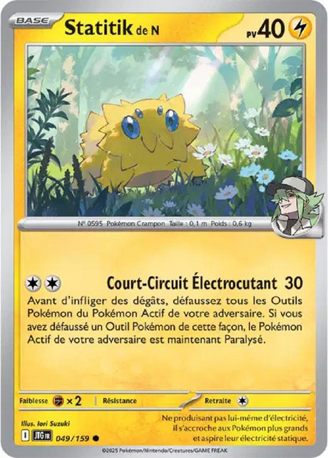 Pokémon - Statitik de N (JTG 049/159) - Aventures Ensemble