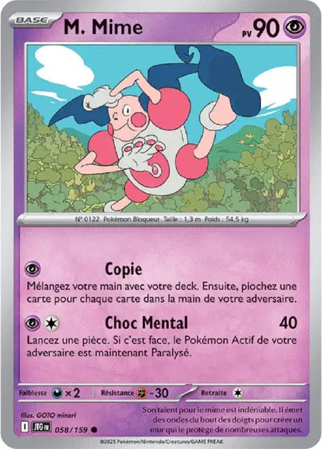 Pokémon - M. Mime (JTG 058/159) - Aventures Ensemble