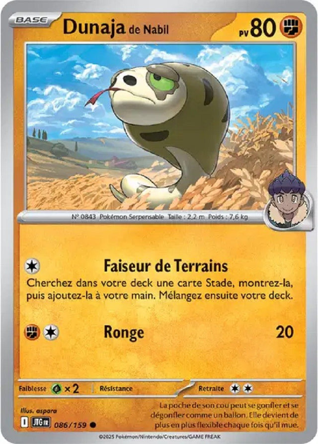 Pokémon - Dunaja de Nabil (JTG 086/159) - Aventures Ensemble