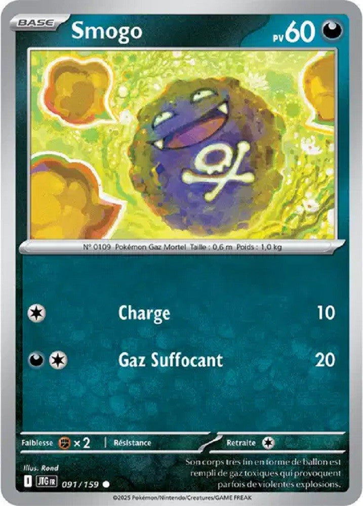 Pokémon - Smogo (JTG 091/159) - Aventures Ensemble