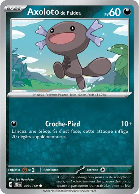 Pokémon - Axoloto de Paldea (JTG 093/159) - Aventures Ensemble