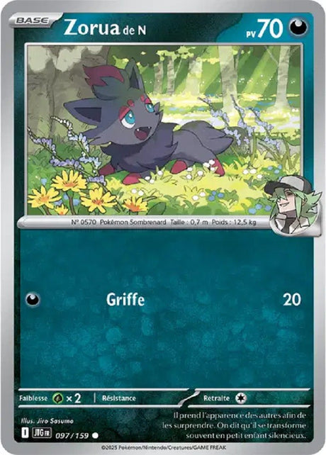 Pokémon - Zorua de N (JTG 097/159) - Aventures Ensemble
