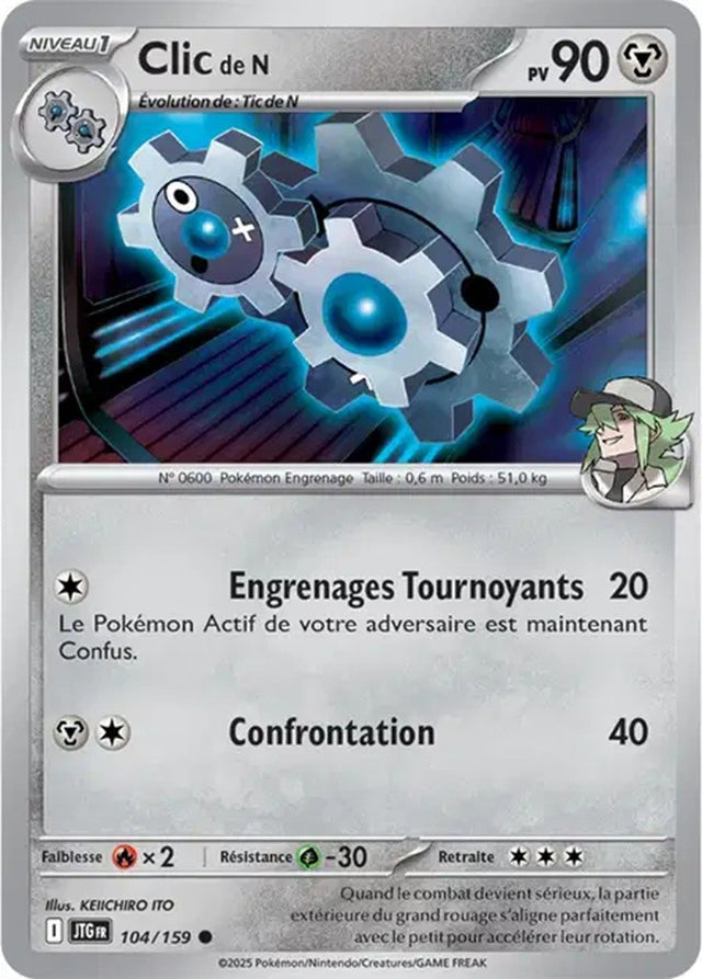 Pokémon - Clic de N (JTG 104/159) - Aventures Ensemble