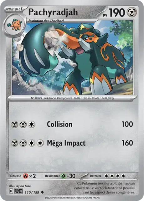 Pokémon - Pachyradjah (JTG 110/159) - Aventures Ensemble