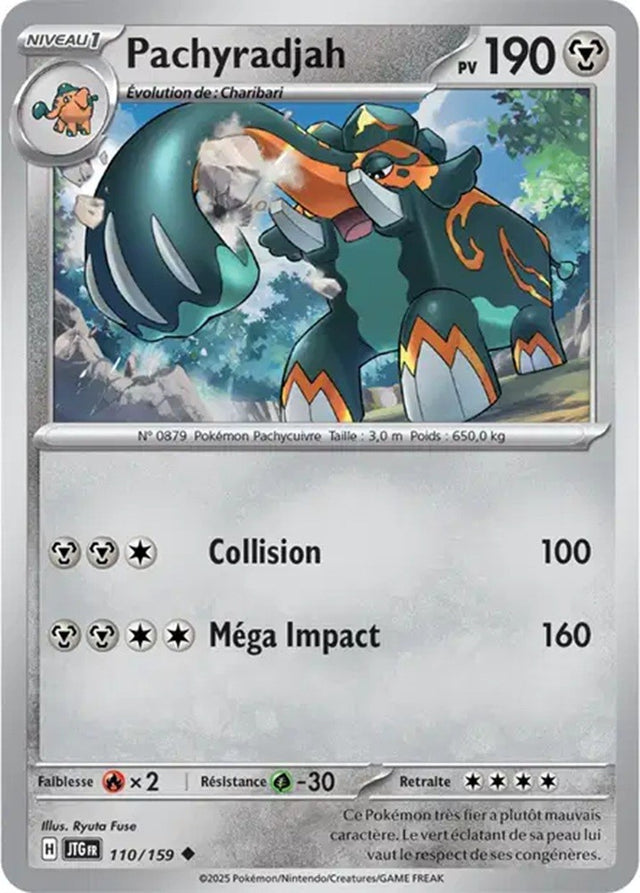 Pokémon - Pachyradjah (JTG 110/159) - Aventures Ensemble
